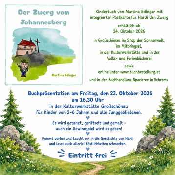 Martina Edinger_Der Zwerg vom Johannesberg_Flyer